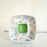 Mahjong Themed Chip and Dip Serving Platter