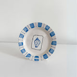 Set of 4 Mahjong Themed Plates