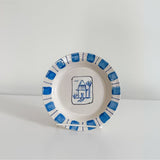 Set of 4 Mahjong Themed Plates