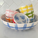 Mary Alice Mini Gingham & Floral Bowls