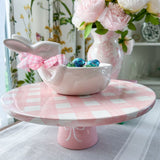 Bow Cake Plate with Stand