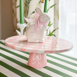 Bow Cake Plate with Stand