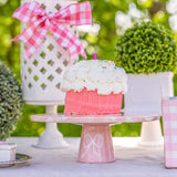 Bow Cake Plate with Stand