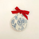 The Susan Floral Ball Ornament