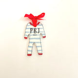 Personalized Pajama Christmas Ornament