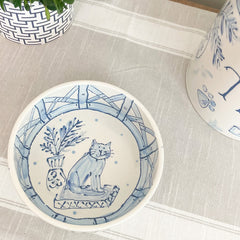 Chinoiserie Cat Bowl