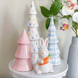 Easter Gingham and Bunny Trees