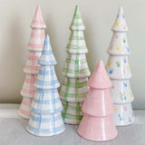 Easter Gingham and Bunny Trees
