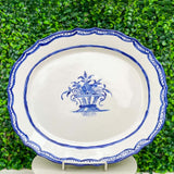 Home on Fern Hill Flower Basket Platter