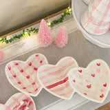 Pink and Red Triple Heart Dish