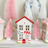 Love Post Office Valentine Village Lantern