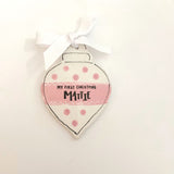 My First Christmas Ornament