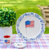 Round Flag Plate