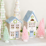 Easter Tall House Village Lantern