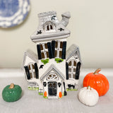 Large Ceramic Haunted House Lantern