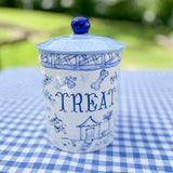 Chinoiserie Dog Treat Jar