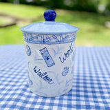 Chinoiserie Dog Treat Jar