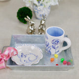 Blue Floral Chinoiserie Mug