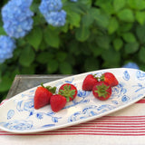 14" Oval Floral Platter
