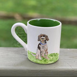 Personalized Hand-Painted Pet Portrait Mug