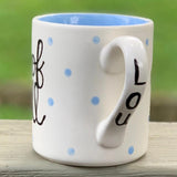 Personalized Hand-Painted Pet Portrait Mug