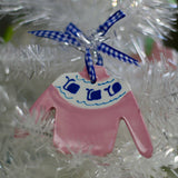 Preppy Sweater Christmas Ornament