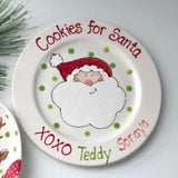 Personalized Cookies for Santa Plate