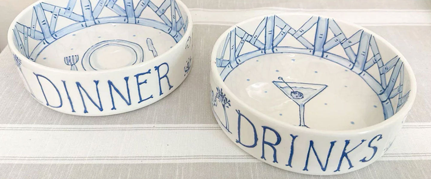 The Pet Lovers Collection - Bowls, treat jars and ornaments for your pets
