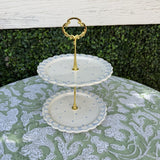 Scallop Petite Tiered Tower