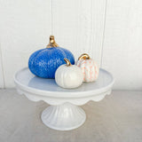 Blue Knit Pumpkin Set