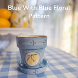 Lemon Flower Pots