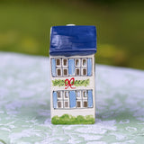 Camp Needlepoint Short House Village Lantern