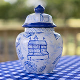 Emma Horse Racing Themed Ginger Jar