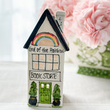 End Of The Rainbow Bookstore Tall Holiday Village Home