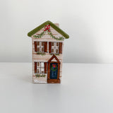 Frosty Pines Winter Cabin Village Lantern