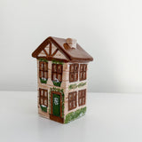 Evergreen Escape Winter Cabin Village Lantern