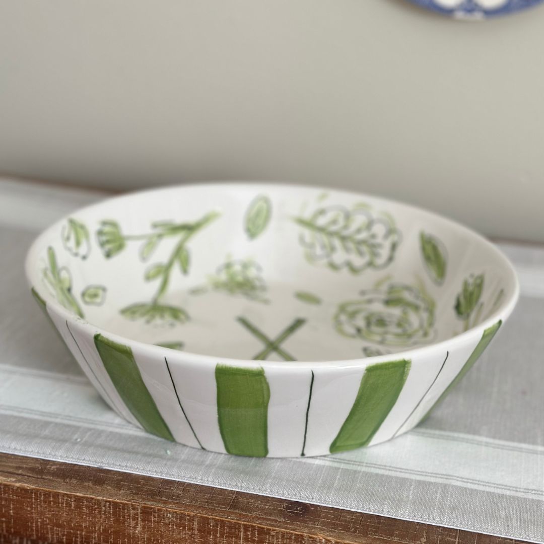 Flared Rim Golf Themed Bowl – For Pete's Sake Pottery