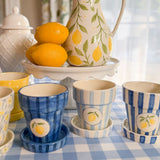 Lemon Flower Pots