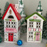 Gingerbread Bakery Tall Holiday Village Home