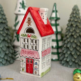 Gingerbread Bakery Tall Holiday Village Home