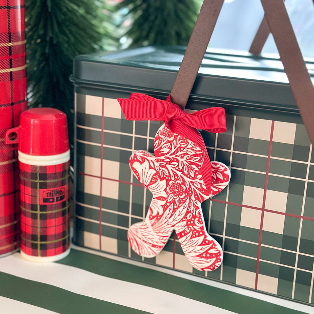 Preppy Christmas Stocking Ornament – For Pete's Sake Pottery