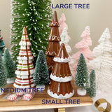 Gingerbread Ceramic Trees