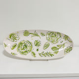 14" Oval Floral Platter