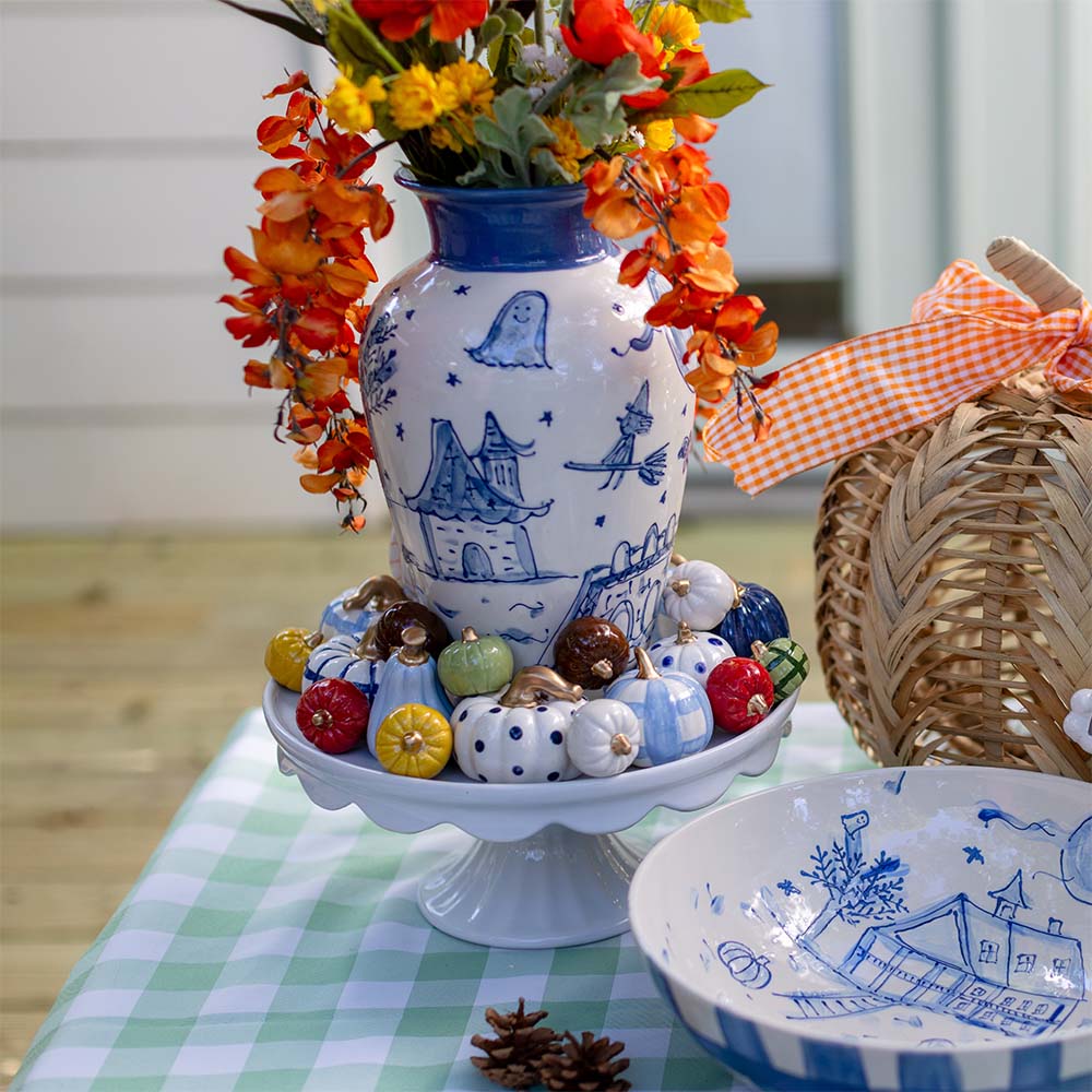 Halloween Toile Vase