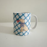 American Flag Dog Mug