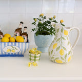 Lemon And Floral Pitcher