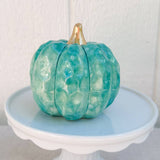 Mermaid Hammered Ceramic Pumpkin