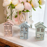 Pink Parisian Village Home Lantern