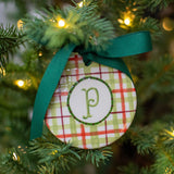 Personalized Patterned Round Ornament