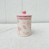 Chinoiserie Cat Treat Jar